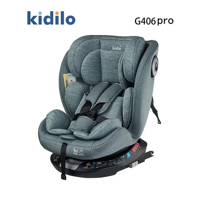 Newborn 0-3 Years 360 Degree Kidilo Baby Car Seat, Infant Car Seats with ISOFIX Certified for Daily Family Rides G406 Pro