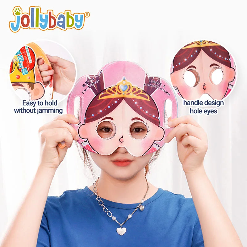 Jollybaby Hot Selling Halloween Children Cosplay Mask Party Decoration Cartoon Animal Kids Felt Mask