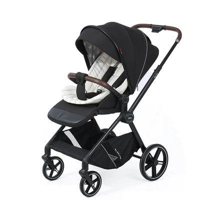 0-3 Years Foldable Baby Stroller Lightweight Non-Toxic Travel Stroller with Adjustable Handle for Toddlers Family Trips Z1