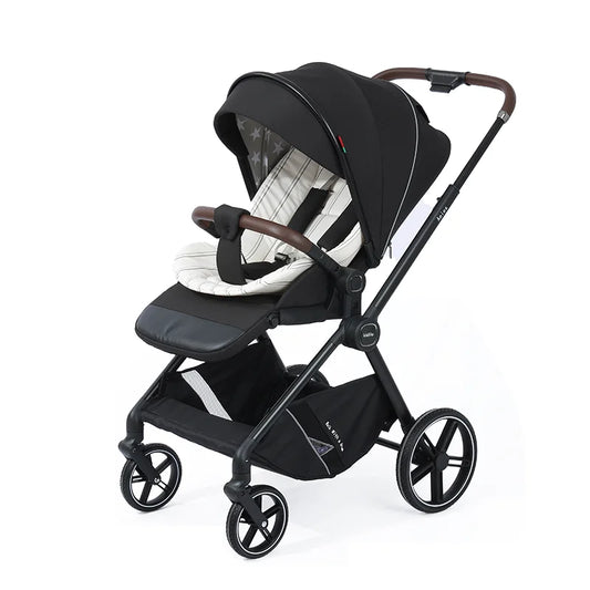 0-3 Years Foldable Baby Stroller Lightweight Non-Toxic Travel Stroller with Adjustable Handle for Toddlers Family Trips Z1