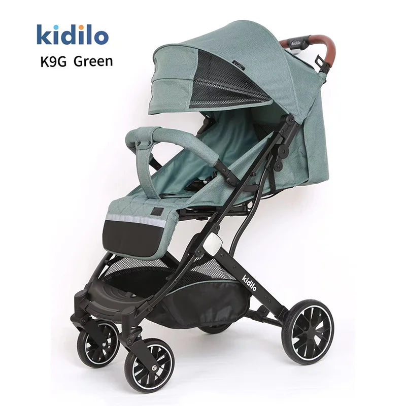 Kidilo 0-3 Years Non-Toxic Lightweight Portable Pushchair Baby Stroller Multiple Foldable for Travel Wholesale From China K9G