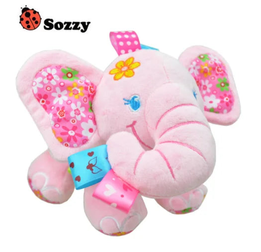 Cute Lion Animal Soft Touch Infant Musical Toy with Pull String Car Seat Pulling String Sets Packaging