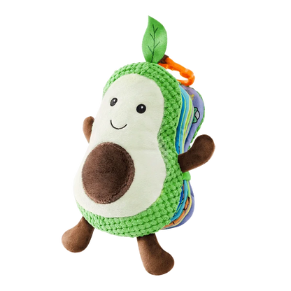 Jollybaby Colorful Vegetables and Fruits Storybook Baby Soft Cloth Book Nibbleable Cloth Book