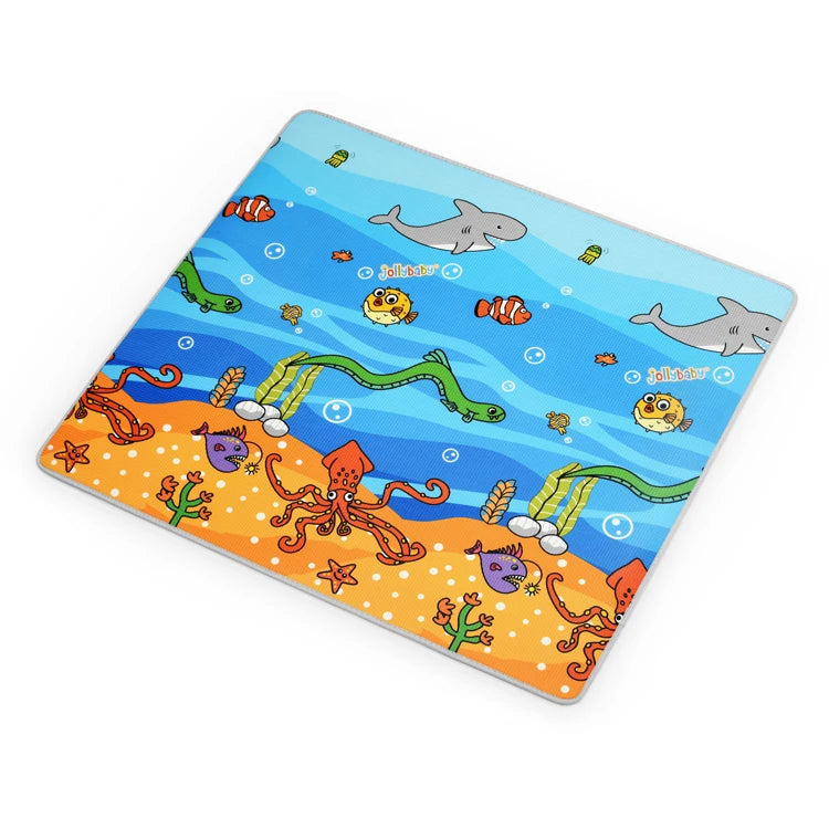 Jollybaby Double Side Non-toxic Educational Toy Large Cartoon Pattern Foldable Floor Pad Carpet Xpe Foam Baby Crawling Play Mat