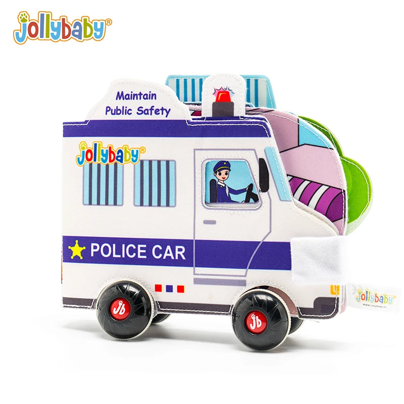 Jollybaby OEM Early Learning Soft Kids Toy 3D Fabric Busy Book with Quiet Sensory Feature Customizable Felt Quiet Book