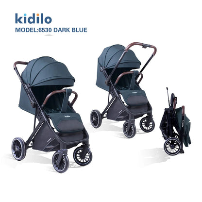 Kidilo 0-3 Years Non-Toxic Lightweight Portable Pushchair Baby Stroller Multiple Foldable for Travel Wholesale From China 6530
