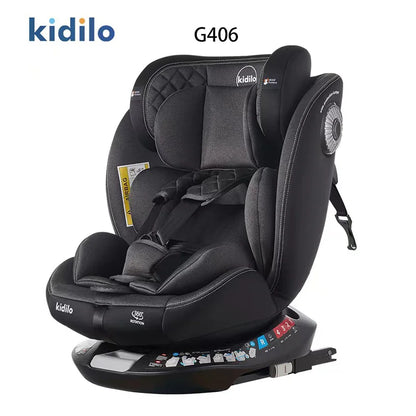 Newborn 0-3 Years 360 Degree Kidilo Baby Car Seat, Infant Car Seats with ISOFIX Certified for Daily Family Rides G406