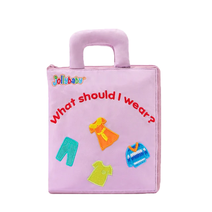 Jollybaby Montessori Busy Board Book for Toddlers Educational Quiet Activity Birthday or Christmas Gift for Boys and Girls