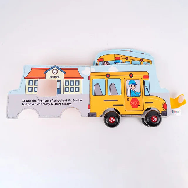 JOLLYBABY Early Education Infant Teaching Aids Cognitive Washable Fabric Covers Baby Cloth Book