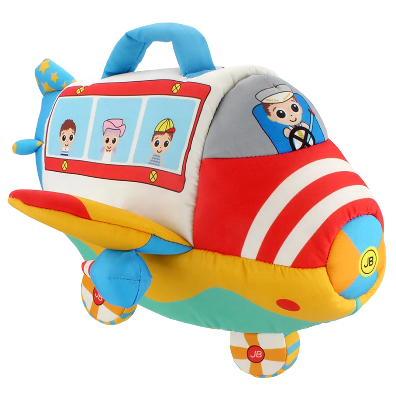 Jollybaby Educational Soft Play House Washable Polyester Stuffed Toys for Infants Infant Baby Toys