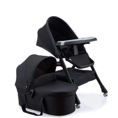 Foldable 3 in 1 Kidilo Baby High Chair 6 Months-3 Years Non-Toxic Feeding Chair for Baby Dining at Home & Small Space MY0010