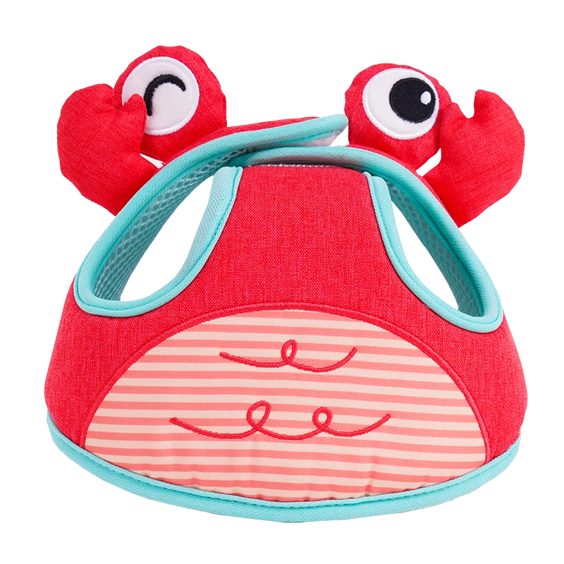 Head Protector Breathable Bumper Bonnet  Cap Soft Many Cartoon Animals Baby Protect Safety Walker Head Helmet for Toddler