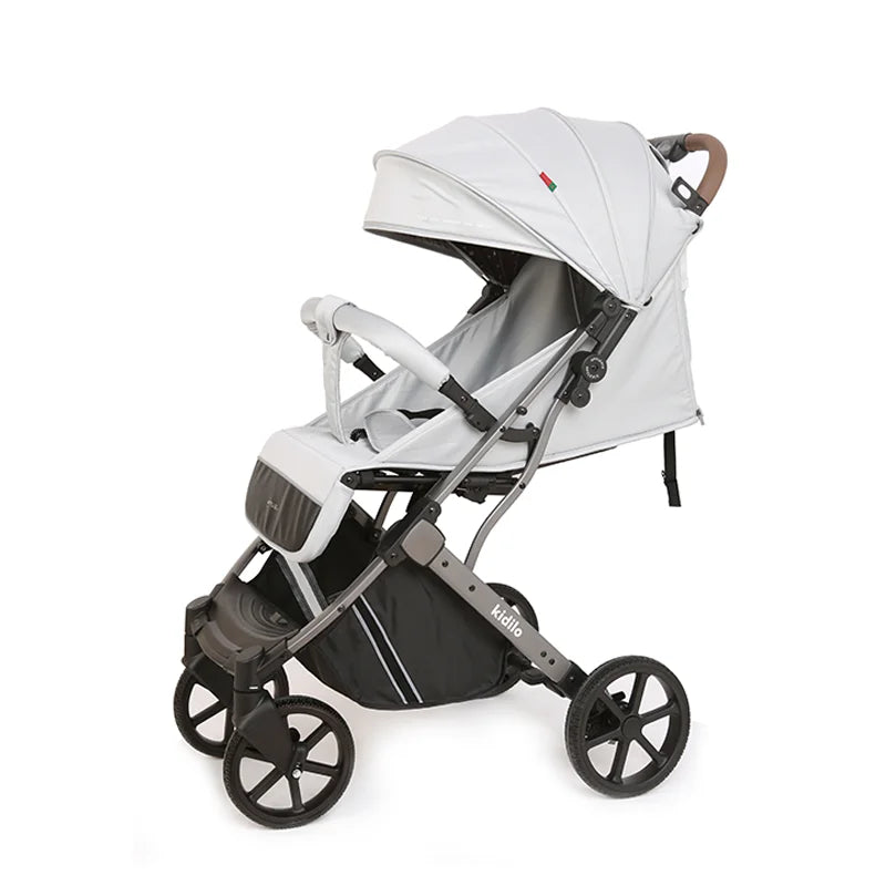 0-3 Years Baby Stroller Lightweight Non-Toxic Foldable Travel Stroller with Adjustable Handle for Toddlers Family Trips V1