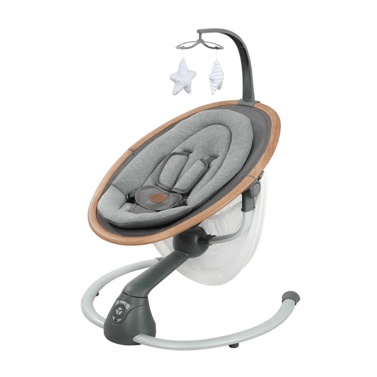 Kidilo Electric Automatic Rocking Chair Baby Bouncer Cradle Horse Design Newborn Rocking Swing Bed Made Durable Plastic SG402