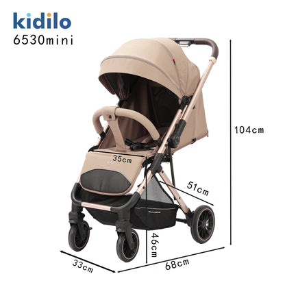 0-3 Years Non-Toxic Kidilo Lightweight Portable Baby Stroller Multiple Foldable Travel Wagon Wholesale From China 6530 B Mini