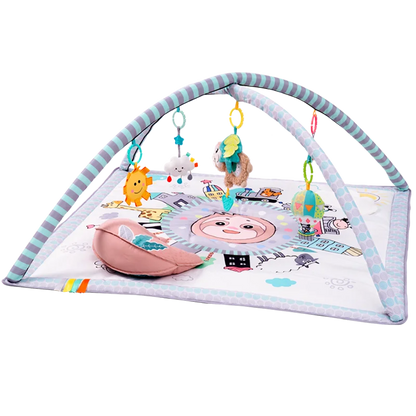 Jollybaby Eco-friendly Unisex Baby Activity Gym Mat Cotton Carpet Thicker Non-Slip Floor Mat Washable for Newborns Picnics