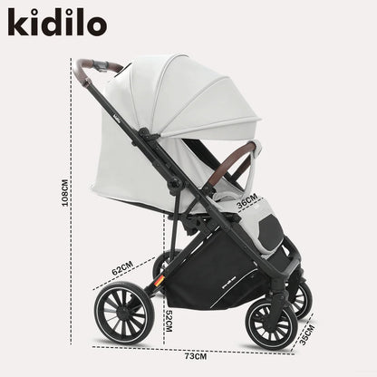 Kidilo 0-3 Years Non-Toxic Lightweight Portable Pushchair Baby Stroller Multiple Foldable for Travel Wholesale From China 6530
