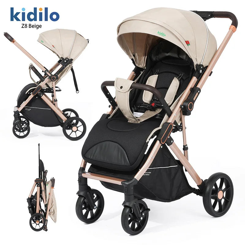 Kidilo Lightweight Portable Foldable Baby Stroller Multiple Pushchair Wagon Travel for Babies Wholesale From China Z8