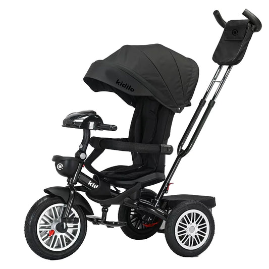 Kidilo Baby Strollers 6 Months-3 Years 3-in-1 Ride-On Push Tricycle Stroller with Push Handle for Toddler Outdoor Wholesale 3188