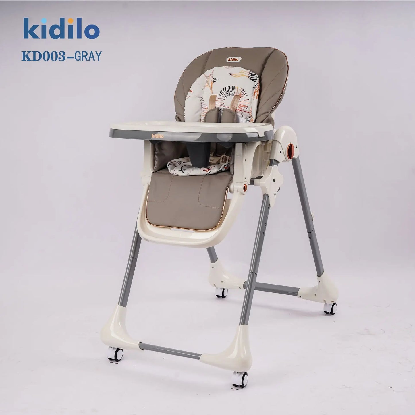6-36 Months 3 in 1 Foldable Baby High Chair for Baby, Non-Toxic Feeding Chair for Toddler Dining at Home & Small Space KD003