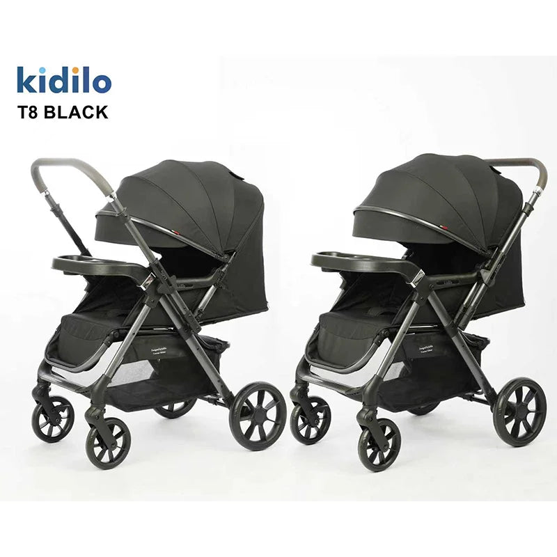 0-3 Years Non-Toxic Kidilo Lightweight Portable Baby Stroller Multiple Foldable Prams for Travel Wholesale From China T8