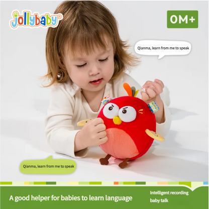 Jollybaby Electric Jumping Bird Sensory Toy Emotional Soothing Music Dancing plush Toy for Babies 0-6 yrs Early Education