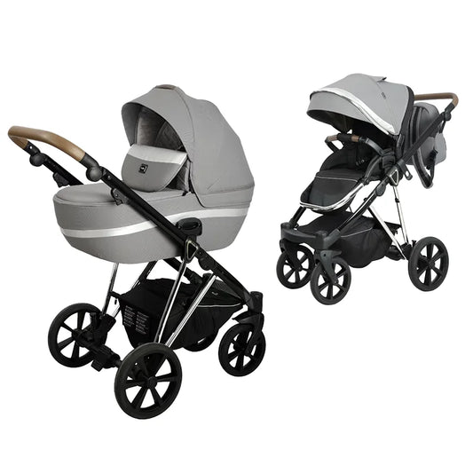0-3 Years 3 in 1 Kidilo Baby Stroller with Car Seat, Non-Toxic Durable Foldable Travel Stroller for Toddlers Family Trips F11