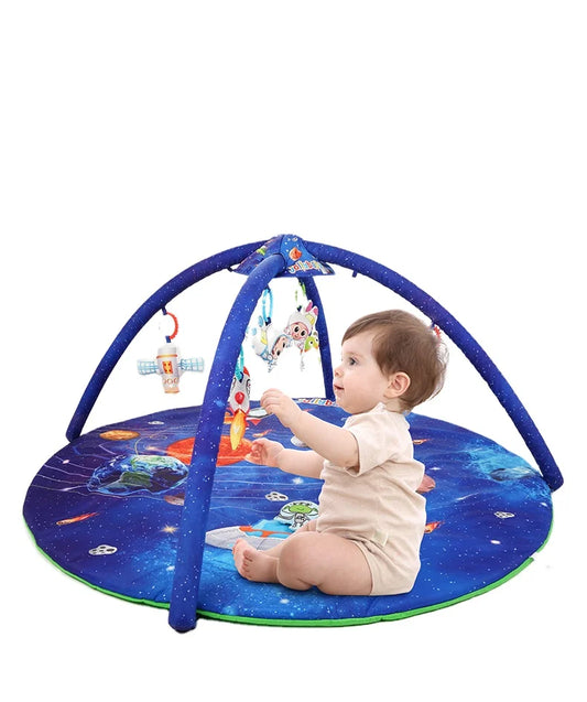 Jollybaby Unisex Eco-friendly Cotton Baby Gym Play Mat Soft Toy Custom Size Copyright Educational Musical Mat Copyrighted Toys