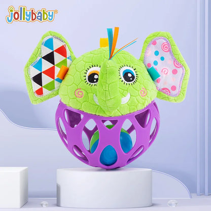 Cute Owl Lion Animal Texture Sensory Develop Baby Rattle Soft Plush Animal Toys Kids Gift Baby Rattle Toys Unisex Warm Welcomed