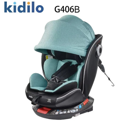 Newborn 0-3 Years 360 Degree Kidilo Baby Car Seat, Infant Car Seats with ISOFIX Certified for Daily Family Rides G406B