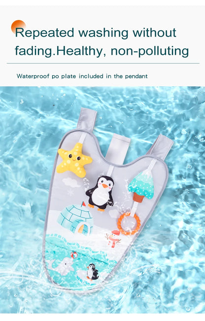Jollybaby 2025 Baby Travel Car Activity Center Sensory Toys Mirror Hanging Toy with Musical Feature New Design for Traveling
