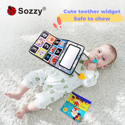 Manufacturer Baby Bed Floor Mirror Toys Tummy Time Mirror Toy Crinkle Sensory Toys for 0-12 Months