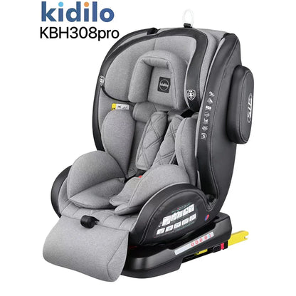 Newborn 0-3 Years 360 Degree Kidilo Baby Car Seat, Infant Car Seats with ISOFIX Certified for Daily Family Rides KBH308pro