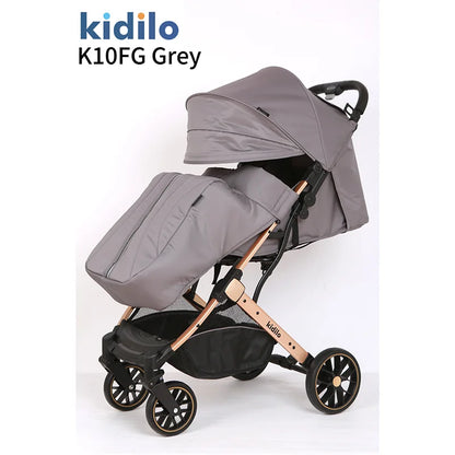 Non-Toxic Lightweight Baby Stroller for 0-3 Years Foldable Travel Stroller with Adjustable Handle for Toddlers Daily Walks K10FG