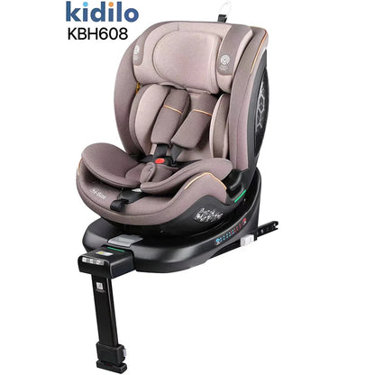 Newborn 0-3 Years 360 Degree Kidilo Baby Car Seat, Infant Car Seats with ISOFIX and Support Leg for Daily Family Rides KBH608