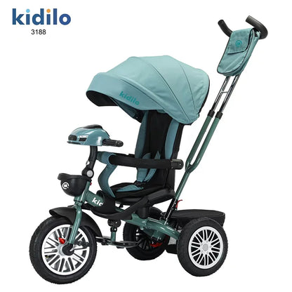 Kidilo Baby Strollers 6 Months-3 Years 3-in-1 Ride-On Push Tricycle Stroller with Push Handle for Toddler Outdoor Wholesale 3188