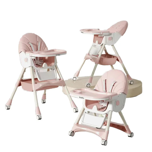 6-36 Months 3 in 1 Foldable Baby High Chair for Babies, Non-Toxic Feeding Chair for Toddler Dining at Home & Small Space 8131