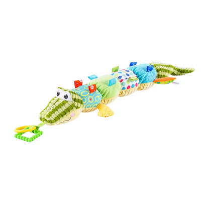 Jollybaby 64cm Cartoon Crocodile Plush Decorative Pillow Stuffed Animal Doll with Clothes Plush Toy Birthday Gift Box Mouse