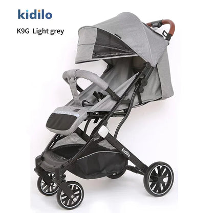 Kidilo 0-3 Years Non-Toxic Lightweight Portable Pushchair Baby Stroller Multiple Foldable for Travel Wholesale From China K9G