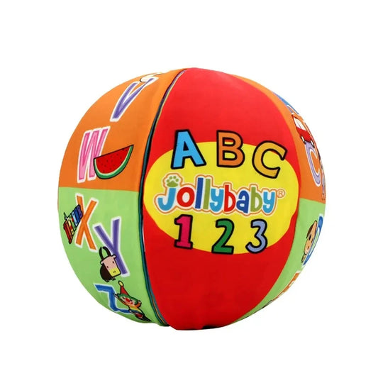 Customizable Montessori Early Education Training Ball Bell Plush Rattle Toy for Babies Filled with PP Cotton