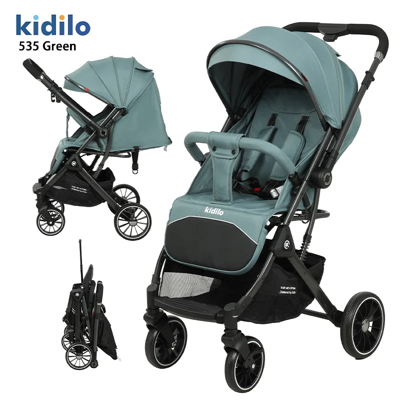 535 NewBorn Buggy Multiple Portable Pushchair Foldable Lightweight Travel Kidilo Baby Stroller for Babies Wagon Wholesale China