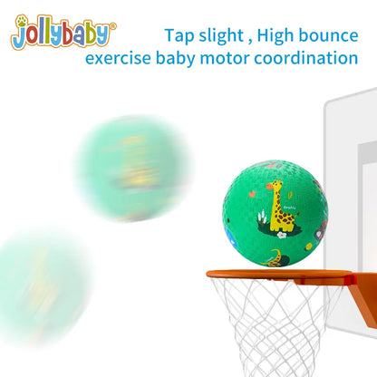 Jollybaby Custom Cute Baby Children Sports Toy Elastic Football and Basketball Balls