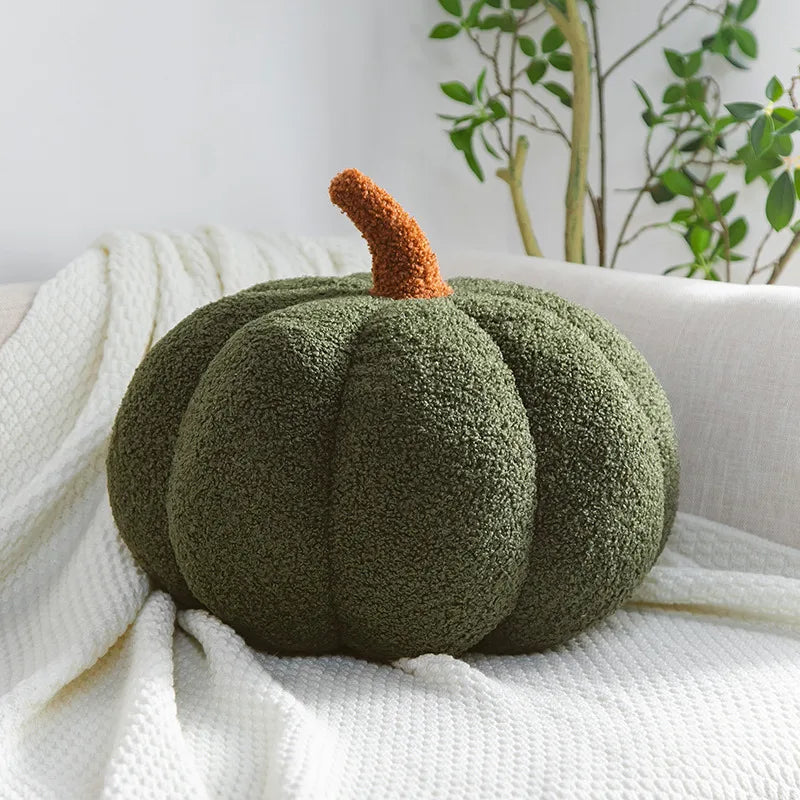 Halloween 3D Shaped Decorative Thanksgiving Pillow Soft Cute Throw Kids Toddlers Babies Stuffed Pumpkin Fluffy Plush Toy