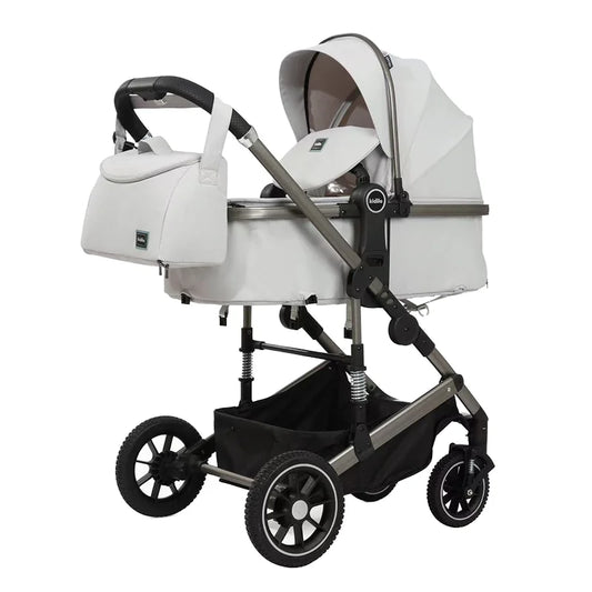 0-3 Years 3 in 1kidilo Baby Stroller with Car Seat, Non-Toxic Durable Foldable Travel Stroller for Toddlers Daily Walks A10