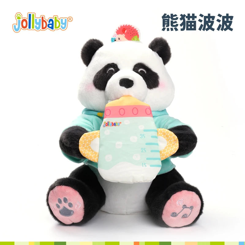 Jollybaby Kids Toddler Toys for Ages 2-4 Removable Clothing Talking Panda Repeats What You Say Interactive Plush Repeating Toy