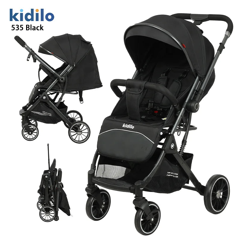535 NewBorn Buggy Multiple Portable Pushchair Foldable Lightweight Travel Kidilo Baby Stroller for Babies Wagon Wholesale China