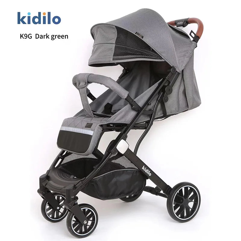 Kidilo 0-3 Years Non-Toxic Lightweight Portable Pushchair Baby Stroller Multiple Foldable for Travel Wholesale From China K9G