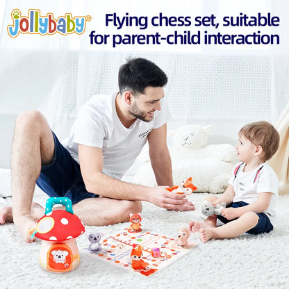Custom Mushroom Carrier Home Soft Small Plush Forest Jungle Animals Toys Pretend Play Set Gift for Infant Kids