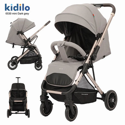 Kidilo Portable Pushchair Lightweight Prams Multiple Foldable Wagon Travel Baby Stroller for Babies Wholesale 6530 Mini