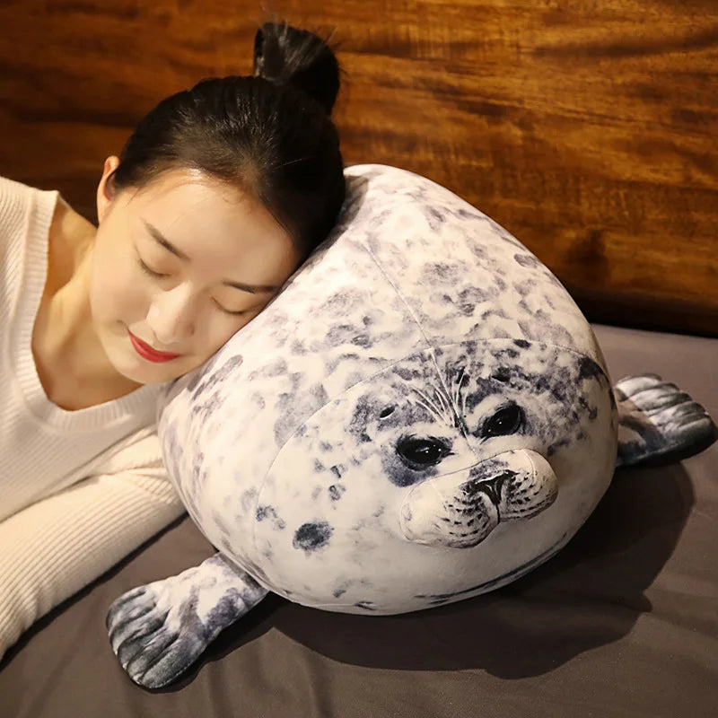 Manufacturer Sea Anime Chubby Blob Seal Pillow Cushion Ocean Animals Realistic Giant Huge Stuffed Plush Animal Toy for Adult